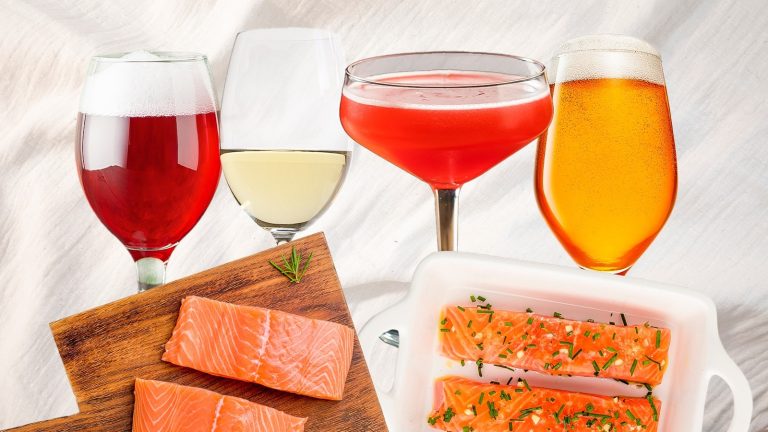 Top Alcoholic Beverages to Complement Salmon