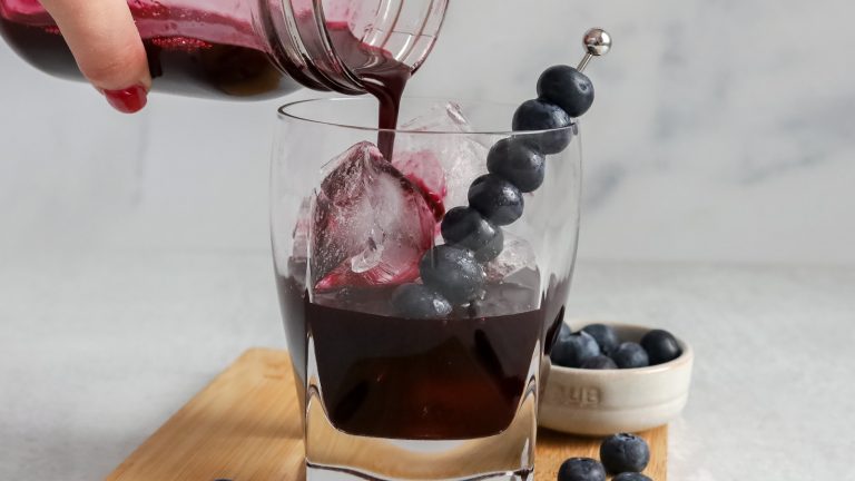 Recipe for Homemade Blueberry Simple Syrup