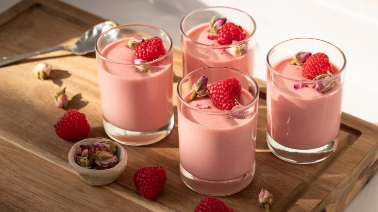 Raspberry and Rose Posset Delight Recipe