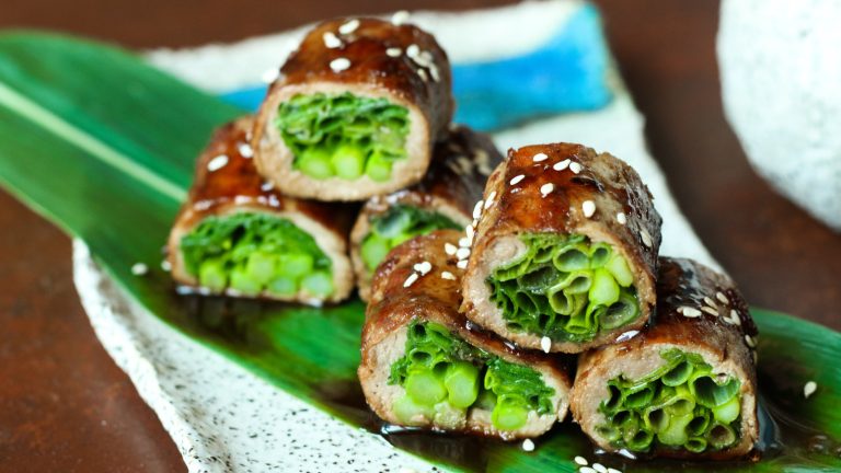 How to Turn Your Steak into Japanese Negimaki Sushi Rolls