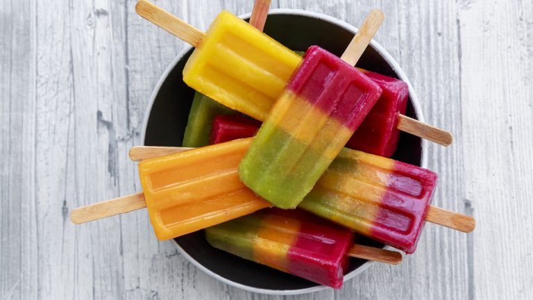 Store-Bought Popsicles with an Overly Artificial Taste