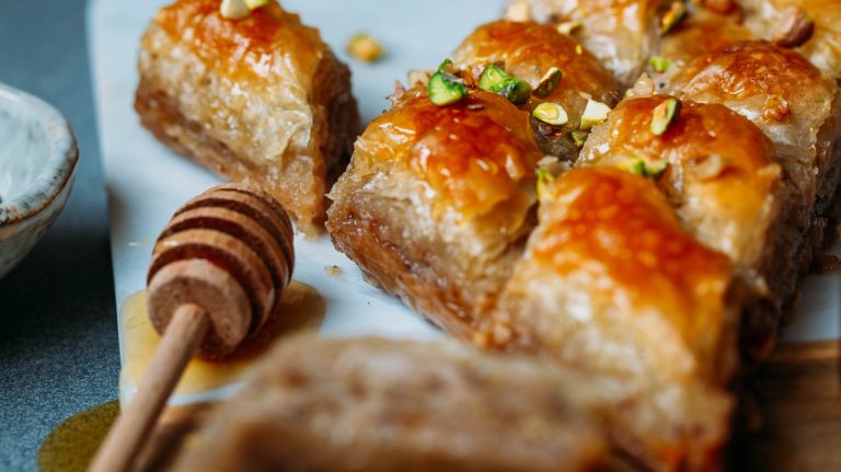 How to Assemble Baklava Without Layering Step by Step