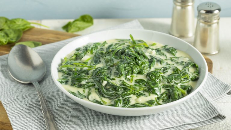 Transform Your Creamed Spinach Side Dish Into Dinner With Two Simple Additions