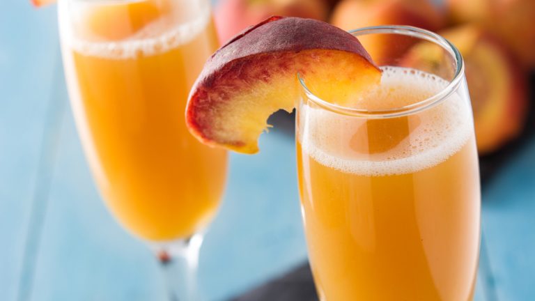 The Surprising Ingredient Twist for a Refreshing Nonalcoholic Peach Bellini
