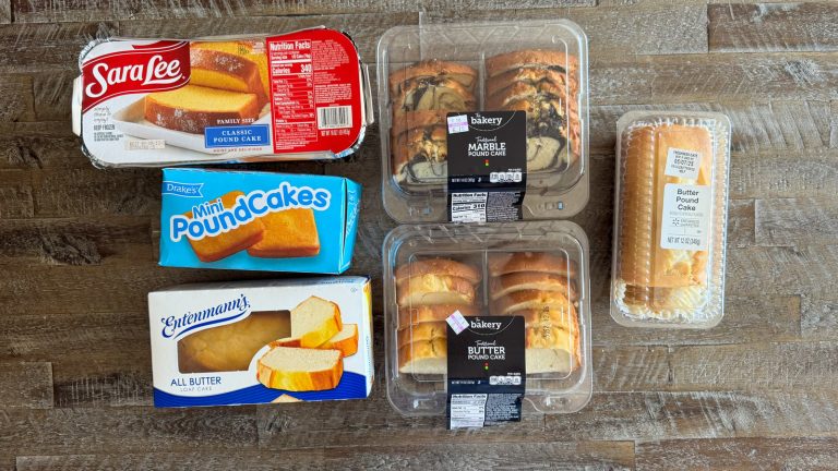 Ranking 6 Store-Bought Pound Cakes from Worst to Best