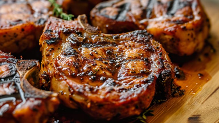 The Ultimate Pork Chops Begin with a Bourbon Marinade