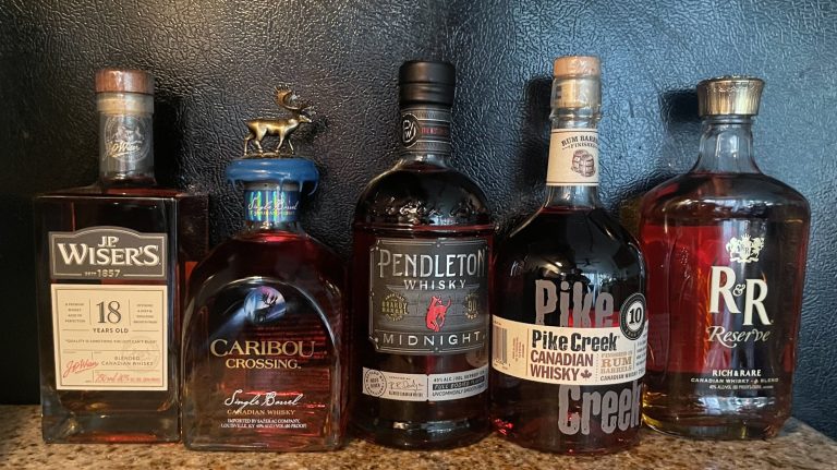 Ranking the Top 5 Popular Canadian Whisky Bottles