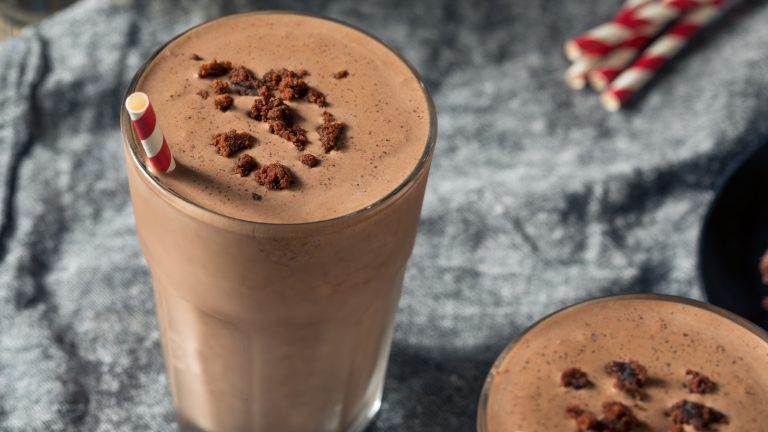 How to Make a Portillo's-Inspired Chocolate Cake Shake at Home