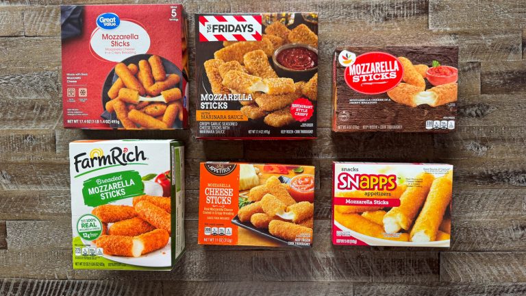 Ranking the Top 6 Frozen Mozzarella Stick Brands From Worst to Best