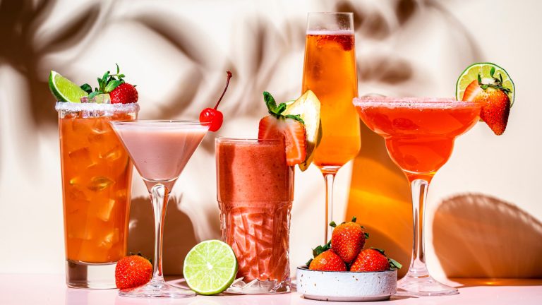 12 Drinks to Enhance with Strawberry Puree