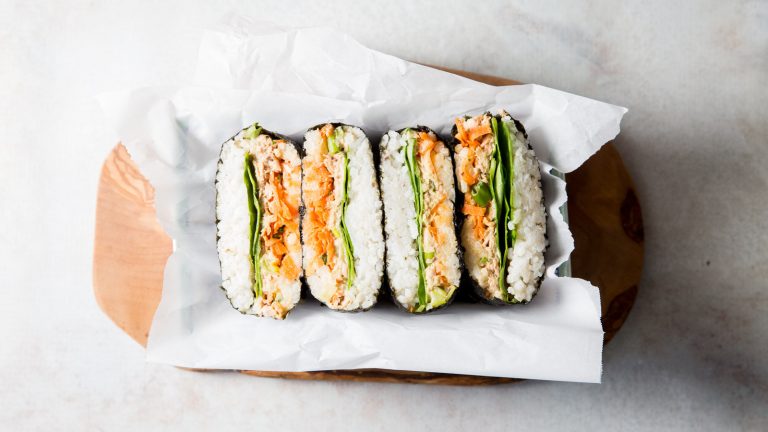 Enjoy Sushi Anywhere with Our Tuna Mayo Onigirazu Recipe