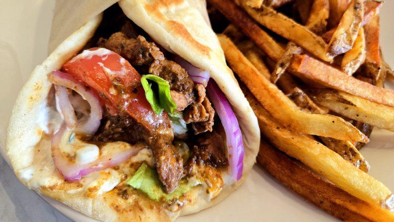 Creating a Gyro-Inspired Sandwich Without a Rotisserie