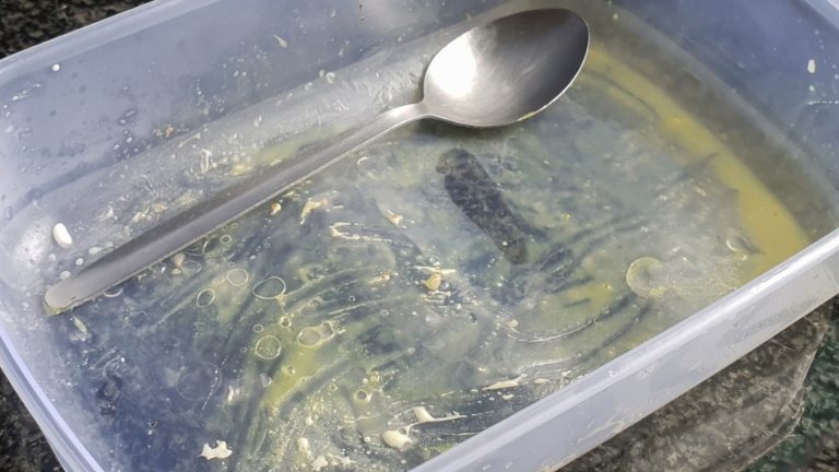 The Brilliant Trick for Effortlessly Eliminating Grease from Plastic Containers