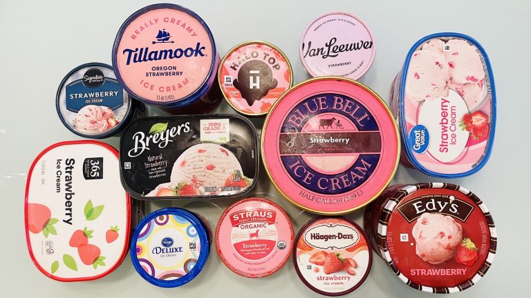 Ranking 13 Store-Bought Strawberry Ice Cream Brands