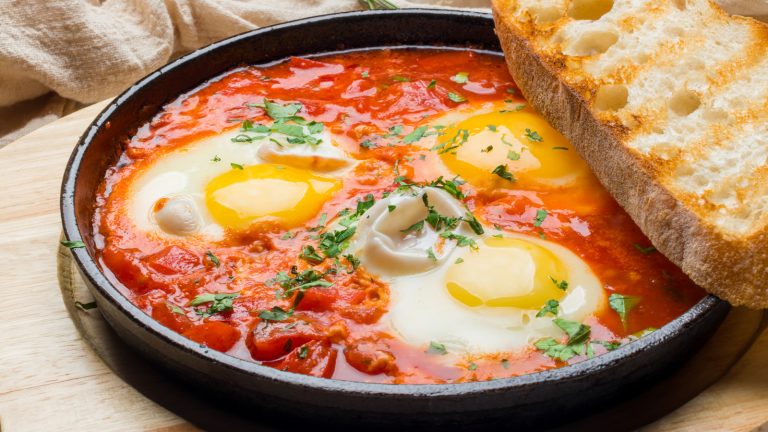 The Easy Shakshuka Shortcut for a Fancy Breakfast