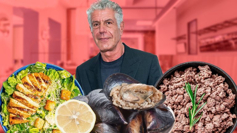 14 Menu Items Anthony Bourdain Recommends Skipping at Restaurants