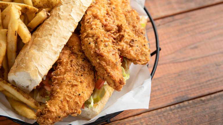 The Fried Chicken and Hot Dog Fusion Available at a Fast Food Chain