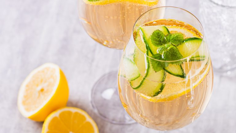 The Spa Spritz: A Refreshing, Floral, and Lightly Boozy Summer Drink