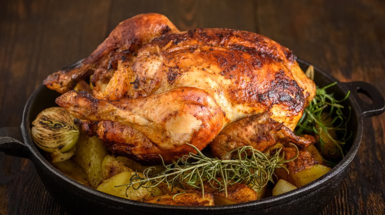 The Simplest Method for Basting a Roast Chicken