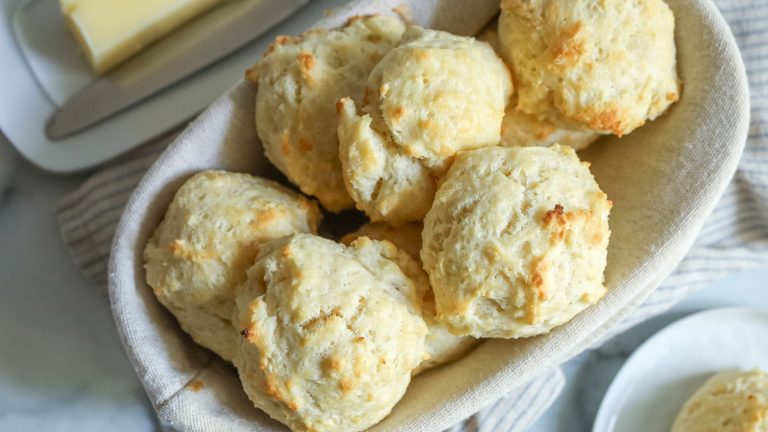 Create Tender and Buttery Drop Biscuits Using Only 3 Ingredients