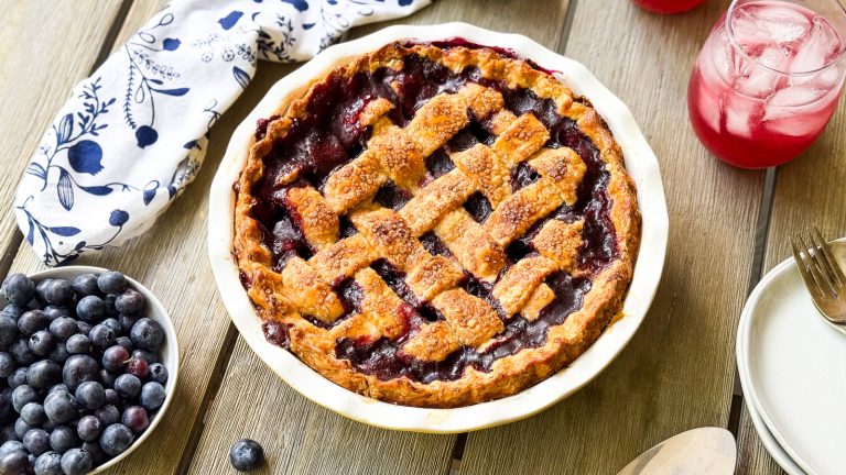 Our Blueberry Pie Recipe Rivals Bakery Quality