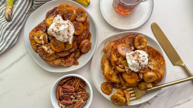 Indulge in This Boozy and Sweet Bananas Foster French Toast Recipe