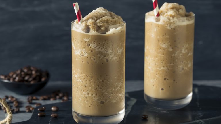 Creating a Café-Style Frappe Using Store-Bought Coffee