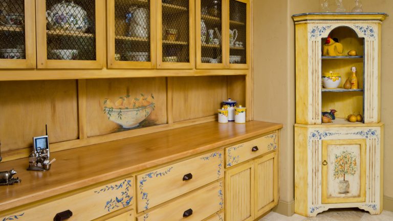 Transform Your Kitchen Hutch to Simplify Your Morning Coffee Routine