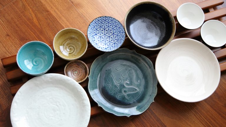 Say Goodbye to Kitchen Cabinets: Discover a Unique Way to Display Your Fancy Dishware (Without Using Open Shelves)