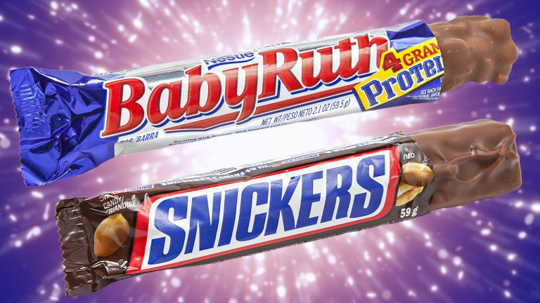 Here's How Snickers and Baby Ruth Candy Bars Differ