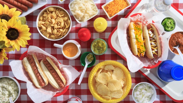 A Hot Dog Charcuterie Board: The Perfect Fun Addition for Your Next Cookout
