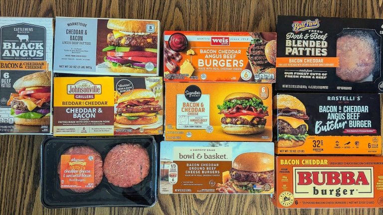 Ranking the Best and Worst Store-Bought Cheddar Bacon Burger Blends to Grill This Summer